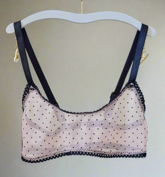 Elodie Swiss Dot Bralette